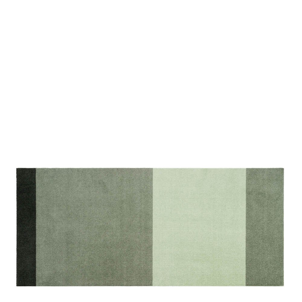 Tica Copenhagen  Stripes Horizontally Matto 200x90 cm Vihreä
