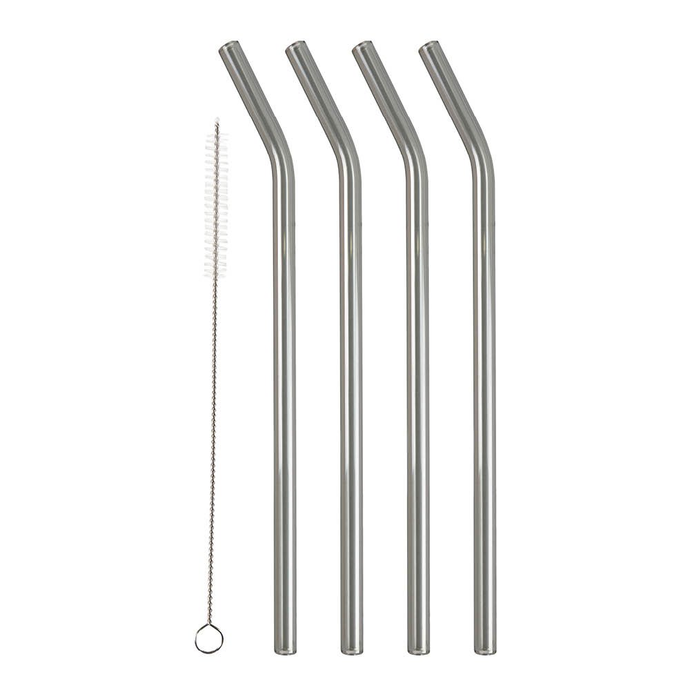 Lyngby  Lasinen Pilli 21,5 cm 4 kpl Harmaa