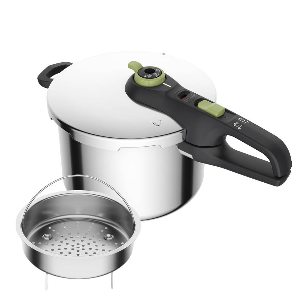 Tefal Secure Trendy Painekattila höyrykorilla 6 L
