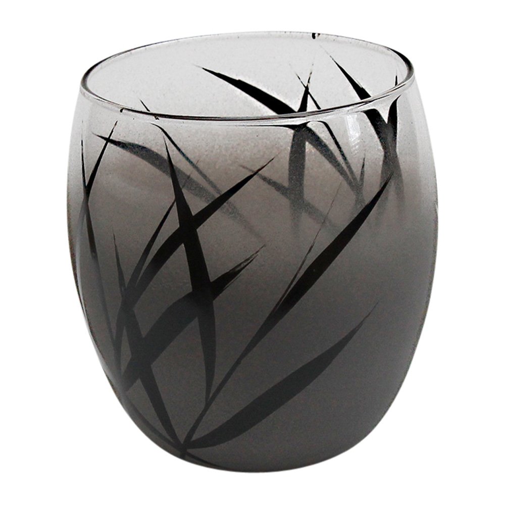 Nybro Crystal Nebbioso Kynttilälyhty 10x9,5 cm Harmaa