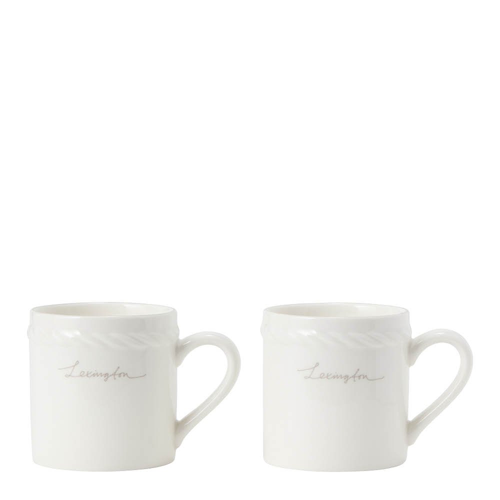 Lexington  Icons Espressokuppi 10 cl 2 kpl Valkoinen/Beige