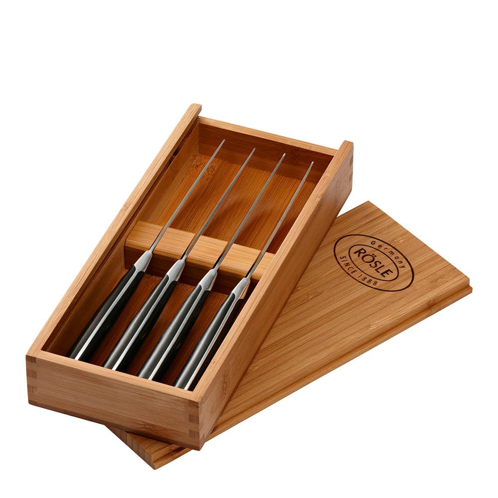 Rösle  Pihviveitsi 24 cm 4 kpl Ruostumaton teräs