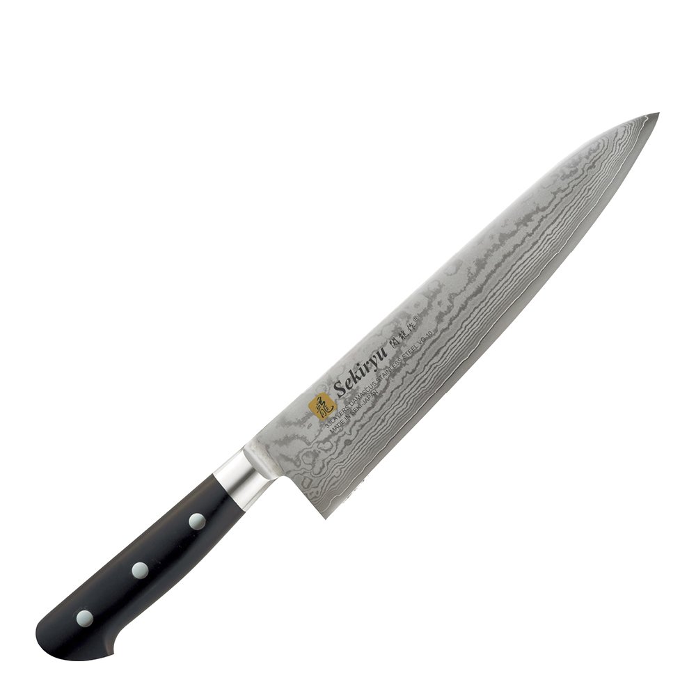 Sekiryu  Damask Kokkiveitsi 21 cm Musta