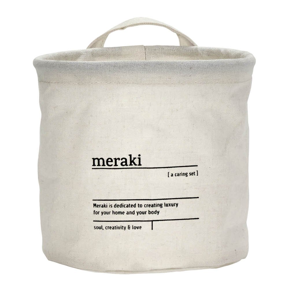 Meraki  Meraki Säilytyskori 15x15 cm Valkoinen