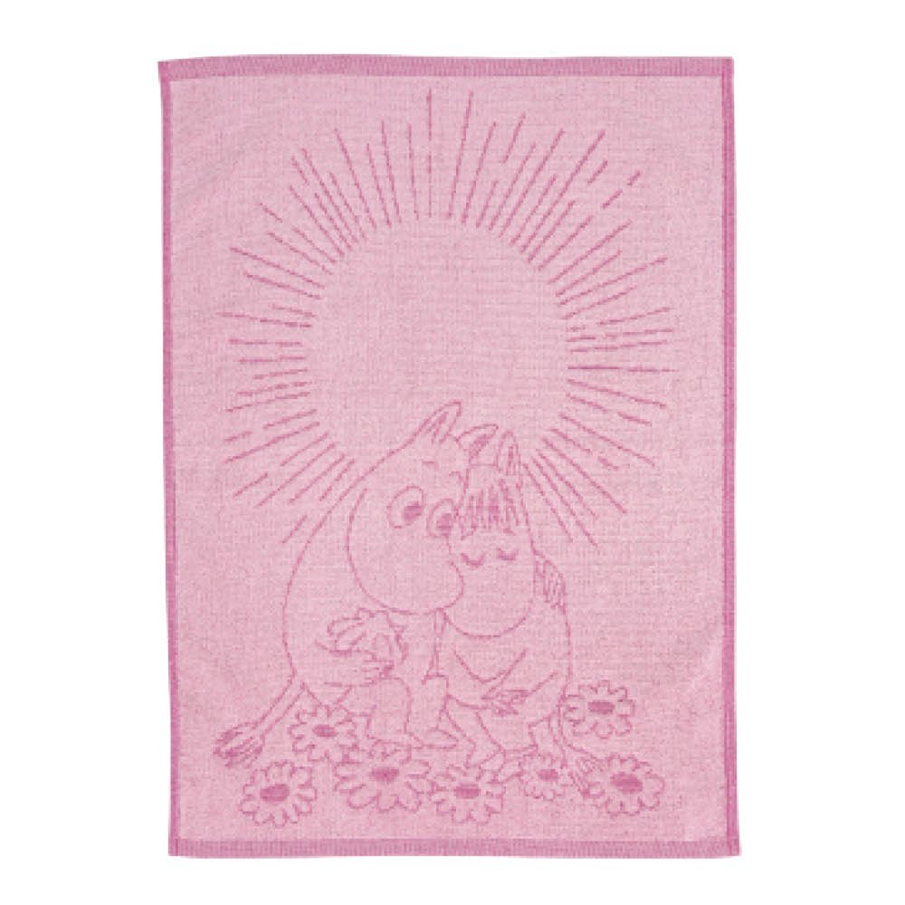 Moomin Arabia  Muumi Pyyhe 50x70 cm Sydänkäpyset