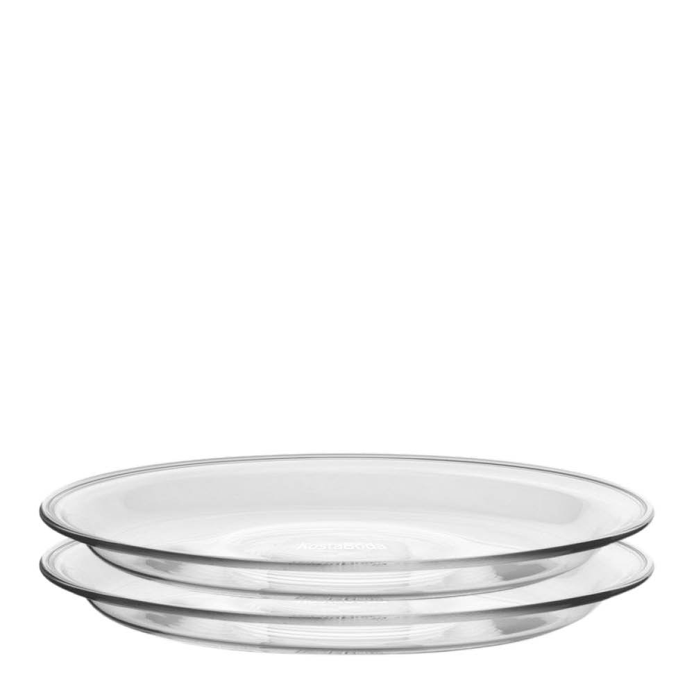 Kosta Boda  Innocent Lautanen 19,5 cm 2 kpl