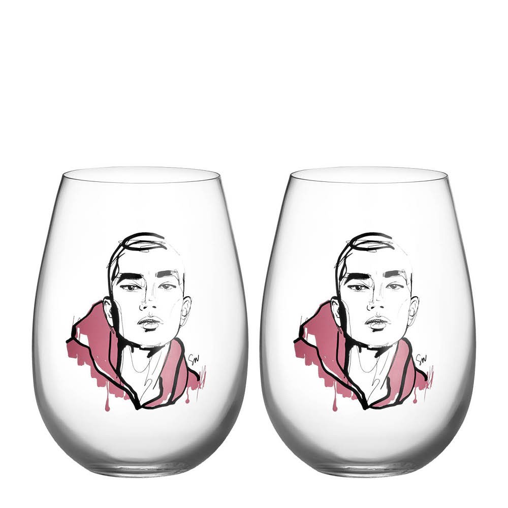 Kosta Boda  All About You Close to Him Tumberlasi 57 cl Soft Pink