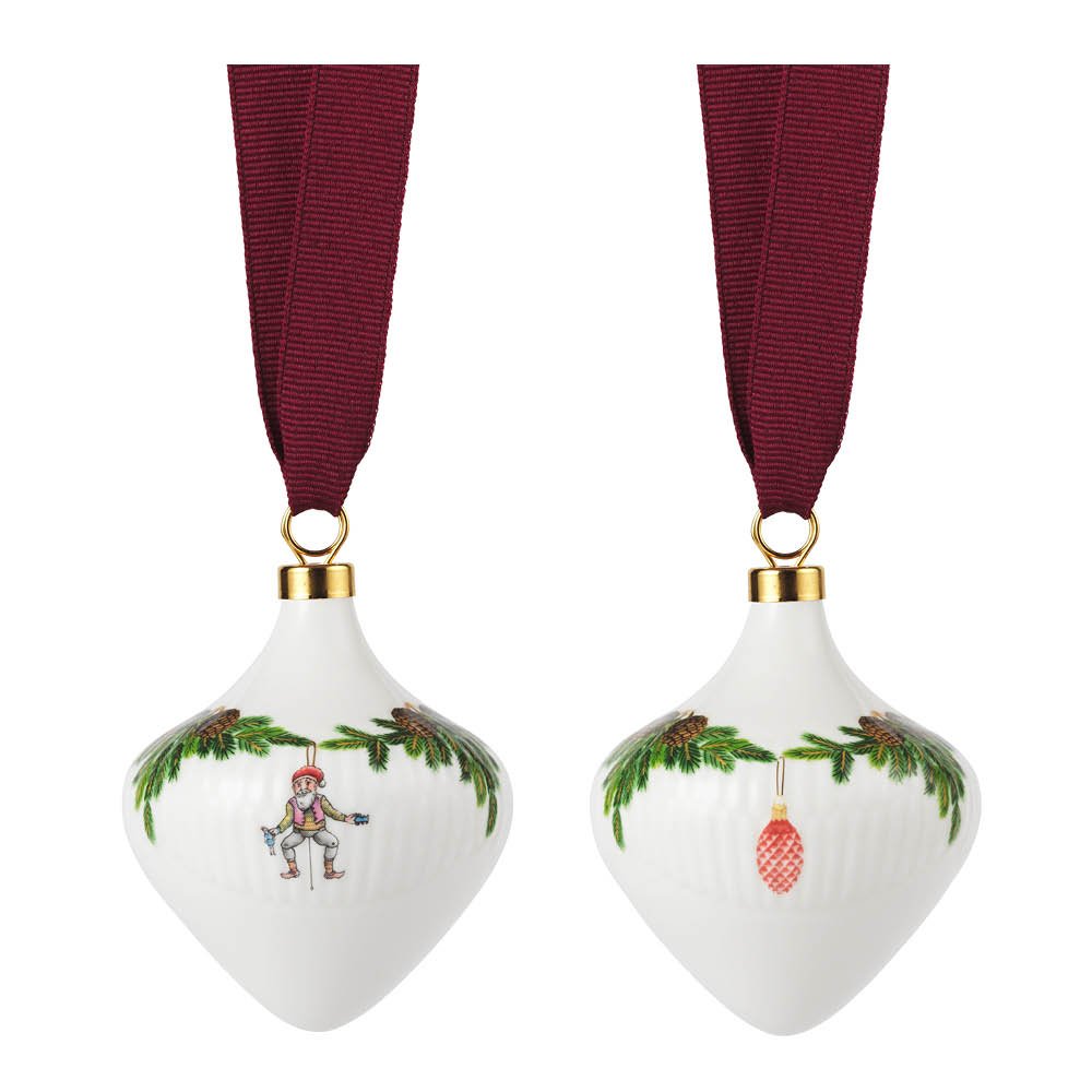 Royal Copenhagen Star Fluted Christmas koriste 2025 2 kpl