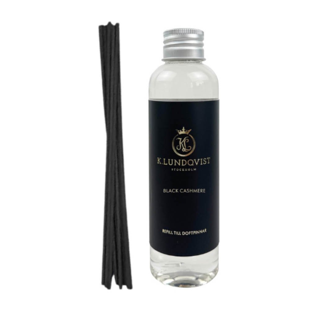 K. Lundqvist Stockholm  Black Cashmere Tuoksutikut täyttöpakkaus 150 ml