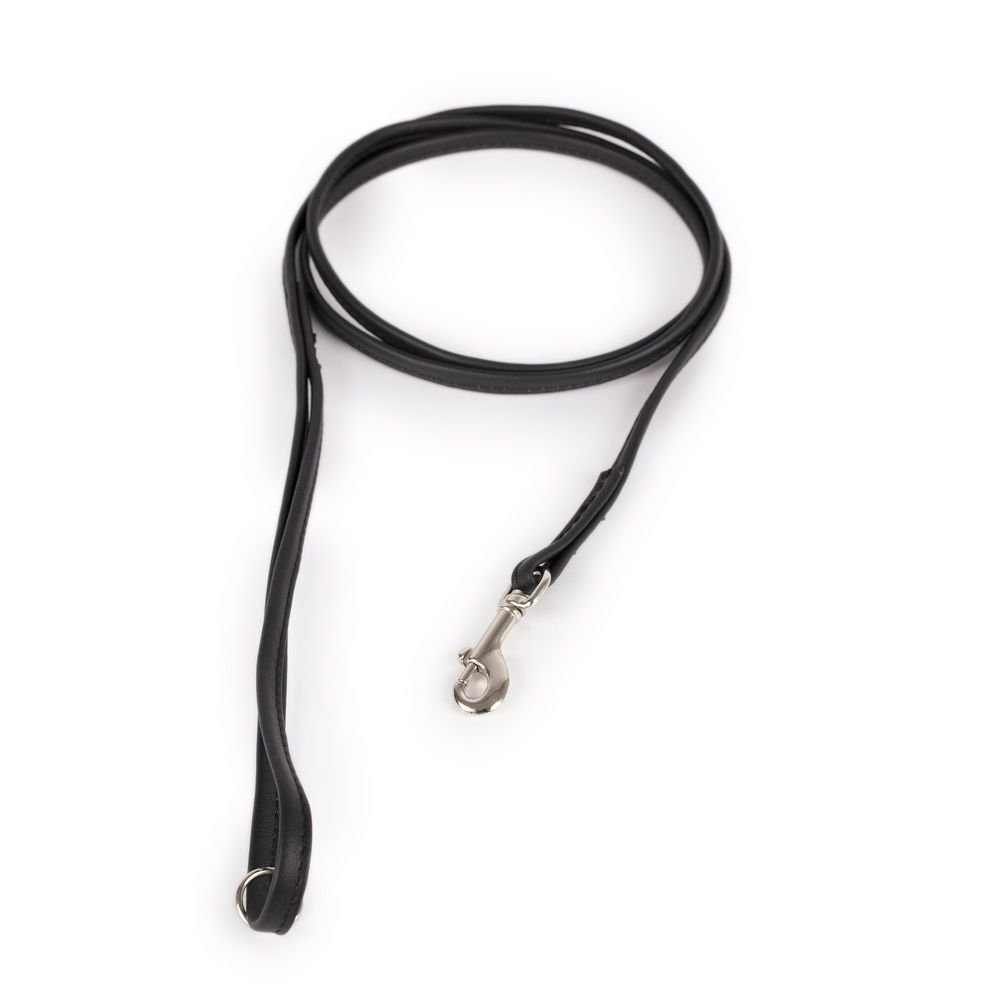 Nahkatalutin Feel Leather Slim, musta