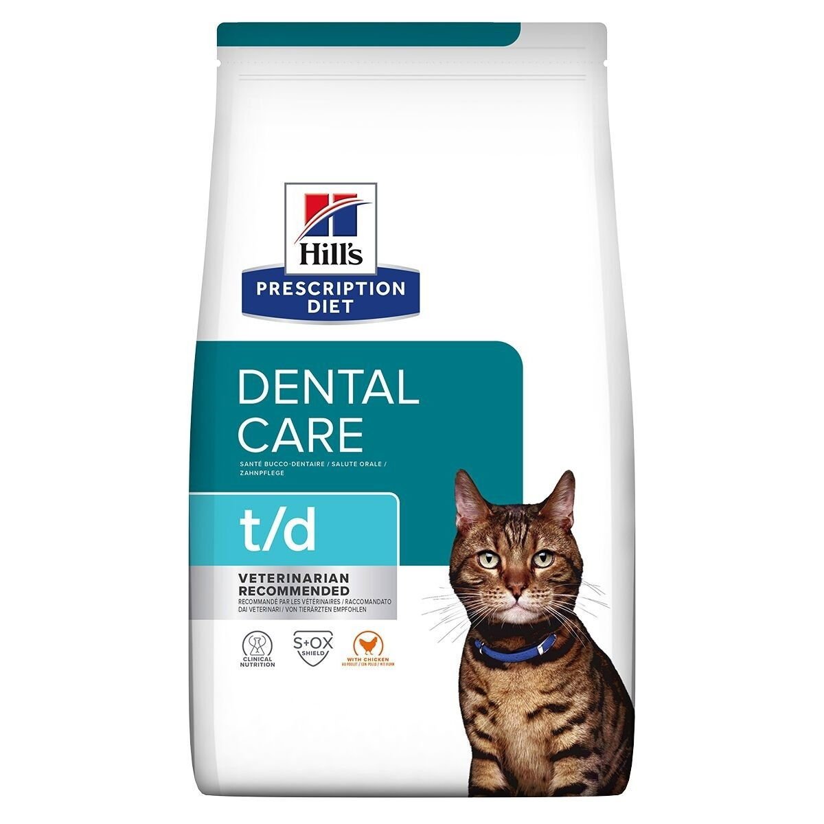 Hill's Prescription Diet Cat t/d Dental Care Chicken 3 kg
