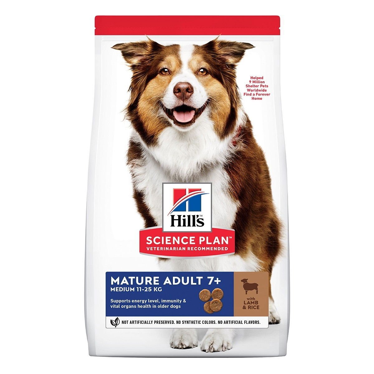 Hill's SP Mature 7+ Medium Lamb & Rice