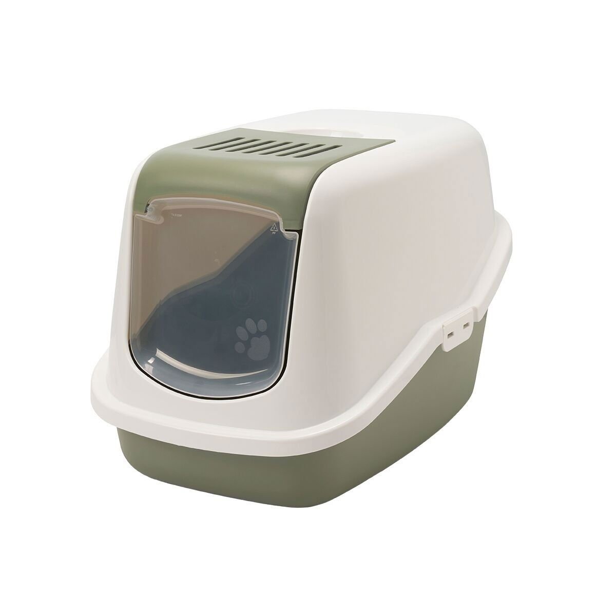 Kissan hiekkalaatikko Savic Nestor, oliivinvihreä