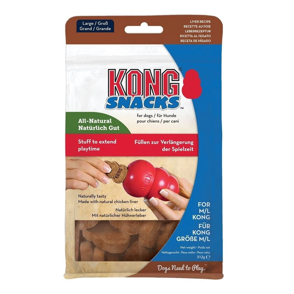 Koirankeksit Kong Snacks, maksa