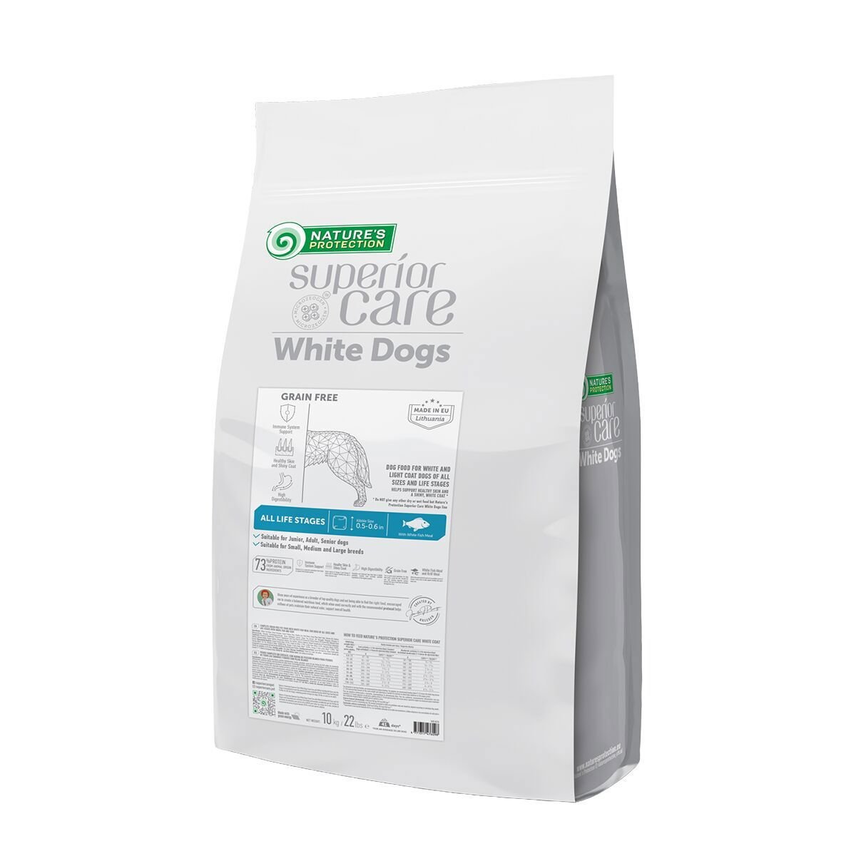 Nature's Protection Superior Care White vaalea kala viljaton
