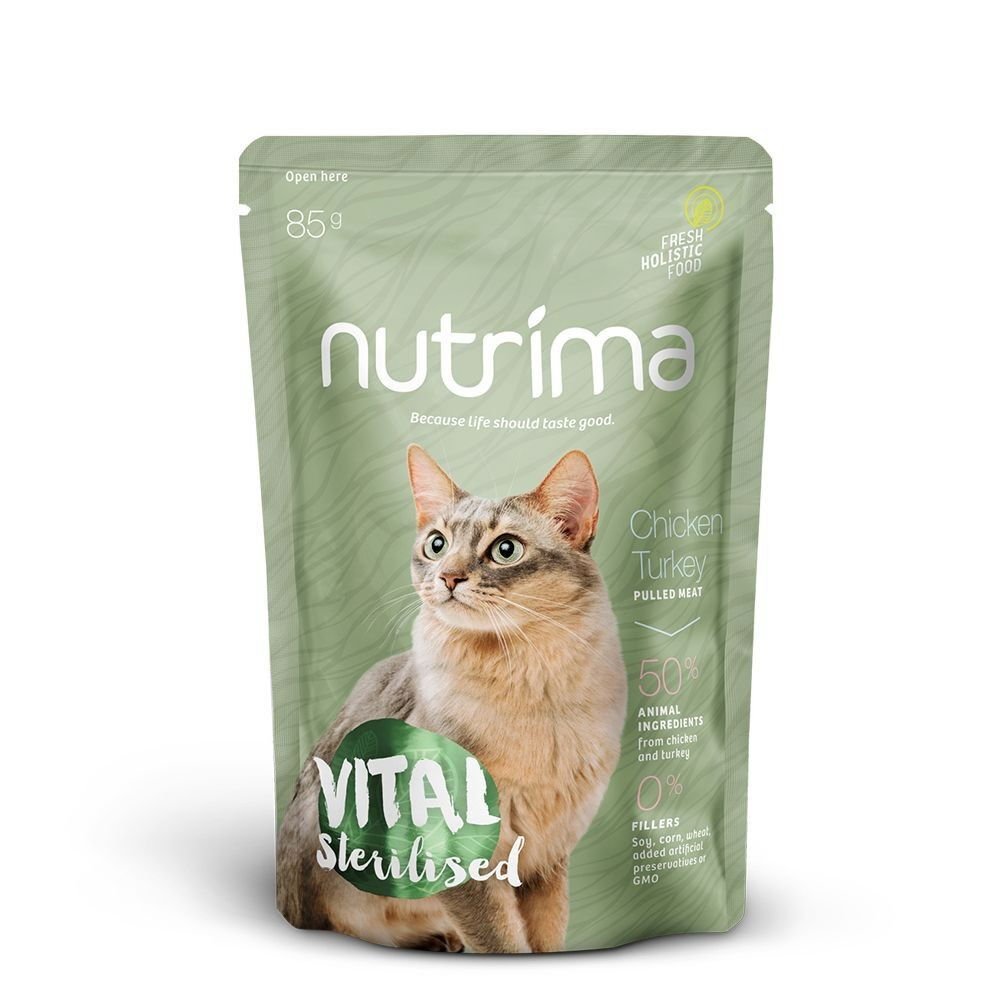 Nutrima Cat Vital Sterilised märkäruoka 85 g