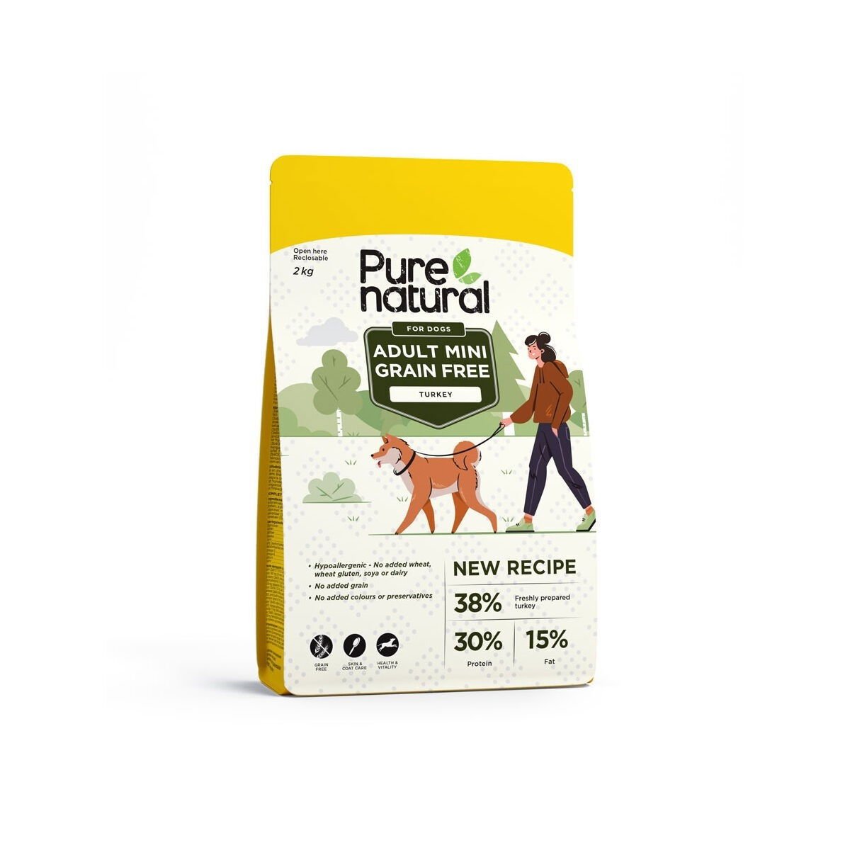 Purenatural Dog Grain Free Adult Mini Turkey