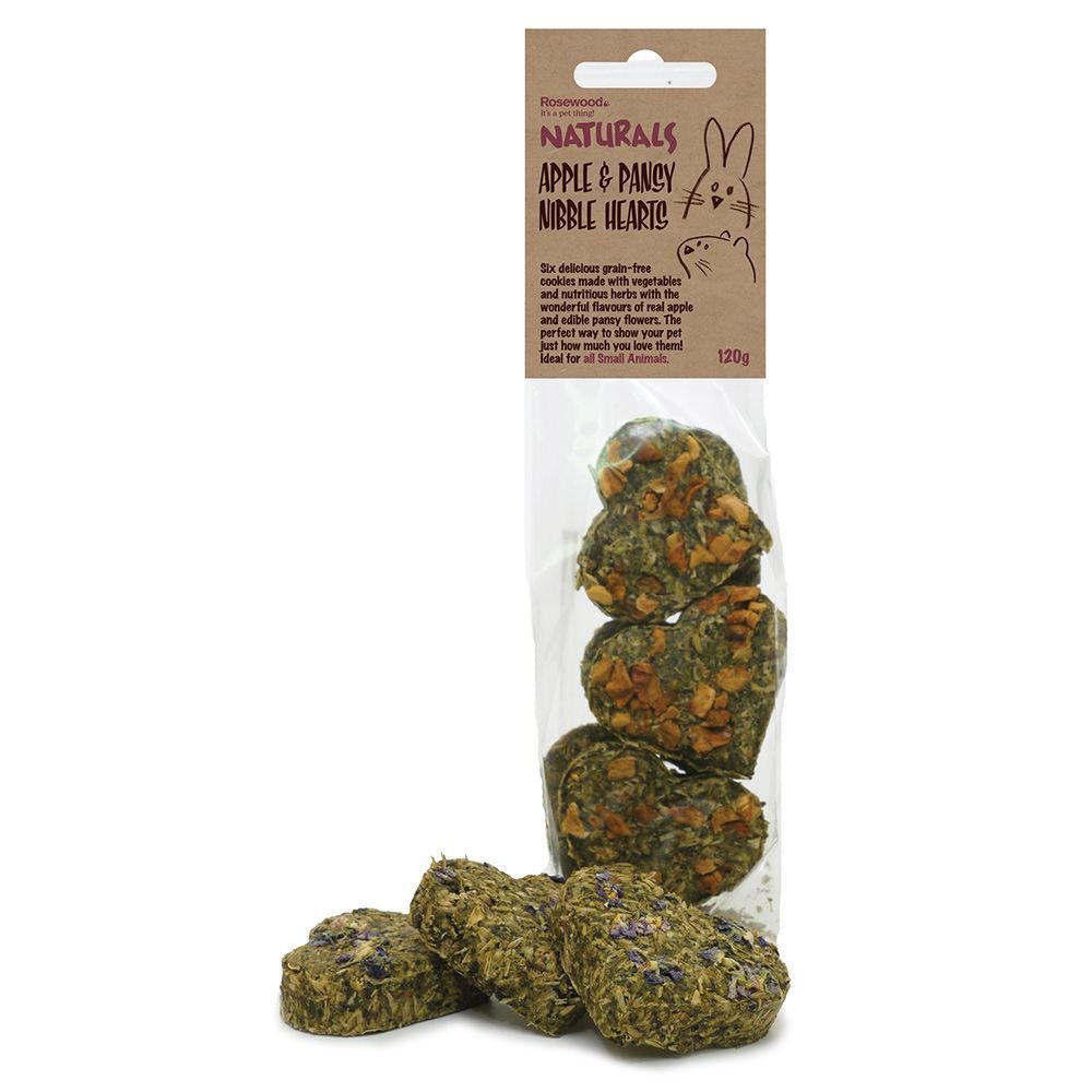 Omena- ja orvokkisydämet Rosewood, 120 g