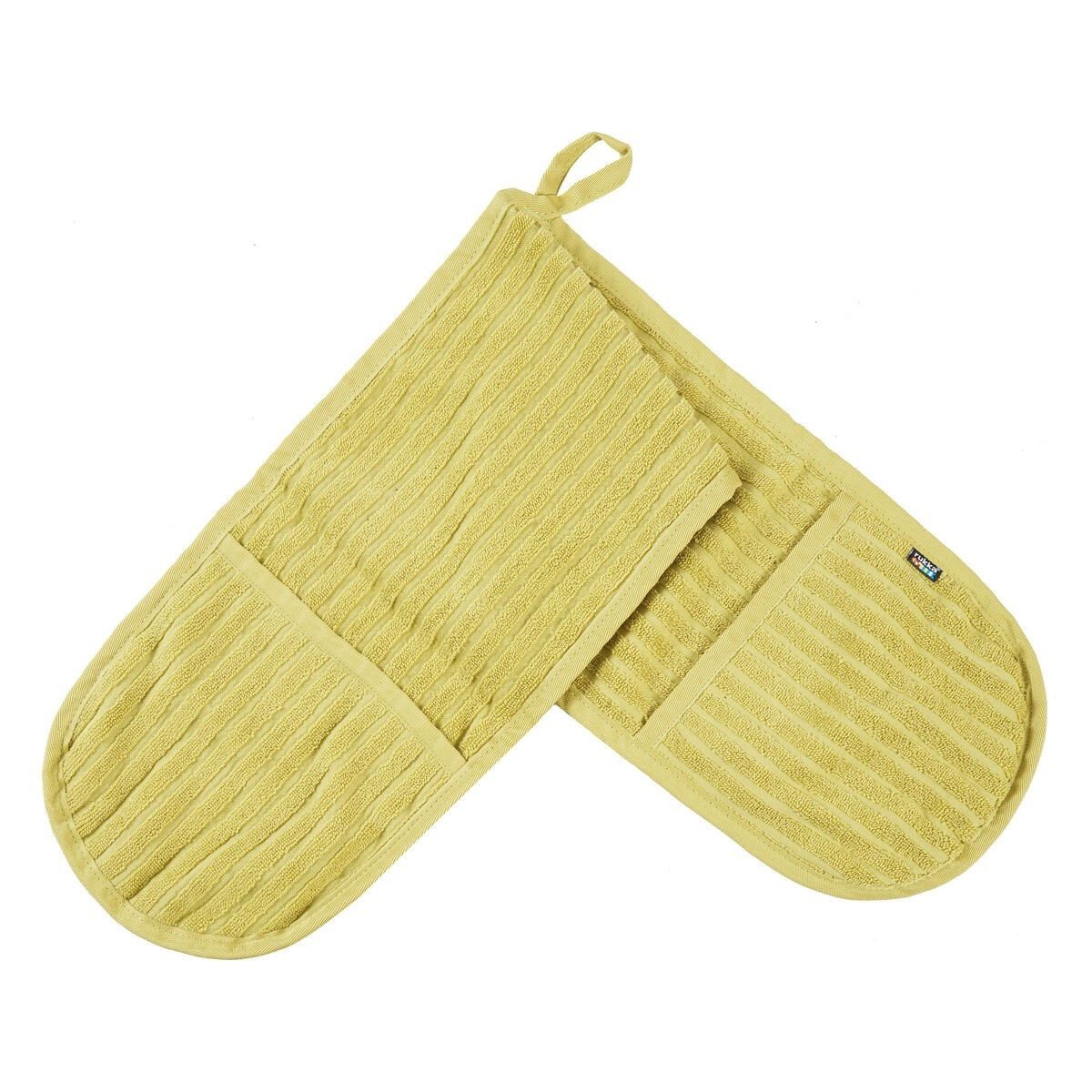 Rukka Aalto Pet puuvillapyyhe taskuilla omenan vihreä