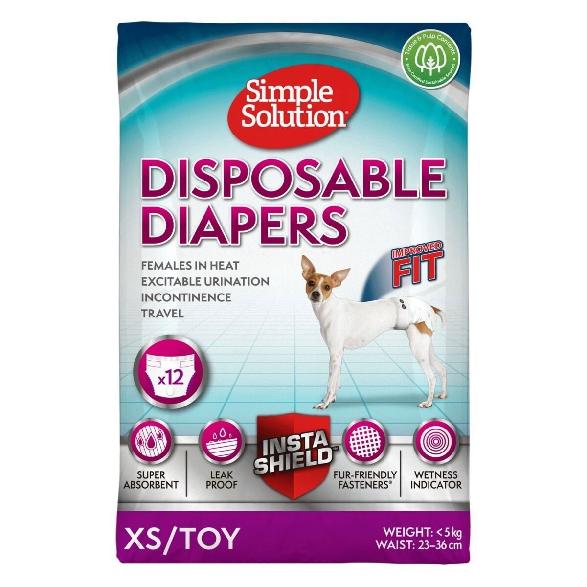 Simple Solution Disposable narttusuojat 12kpl