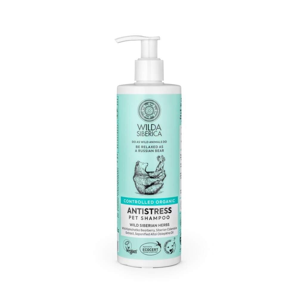 Koiran shampoo kutinaan Wilda Siberica Antistress 400ml