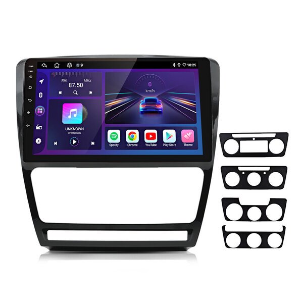 10'' 4+64GB Android 13 autossa Car Carplay Navi Skoda Octavia II 1Z3 1Z5 2008-2013 RDS DSP WIFI 2DIN FM BT Andriod Auto
