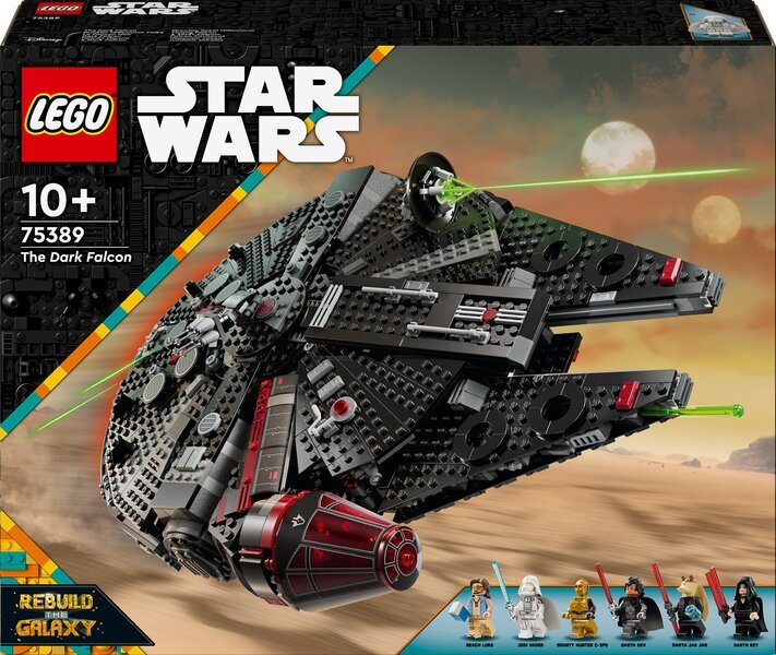 LEGO® Star Wars 75389 Musta Hauki - Rakennettava Ajoneuvo Lapsille - Lahja