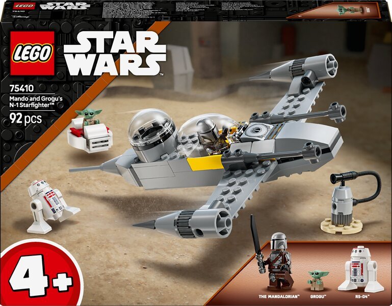 75410 LEGO® Star Wars™ Mandon ja Grogun N-1-tähtihävittäjä