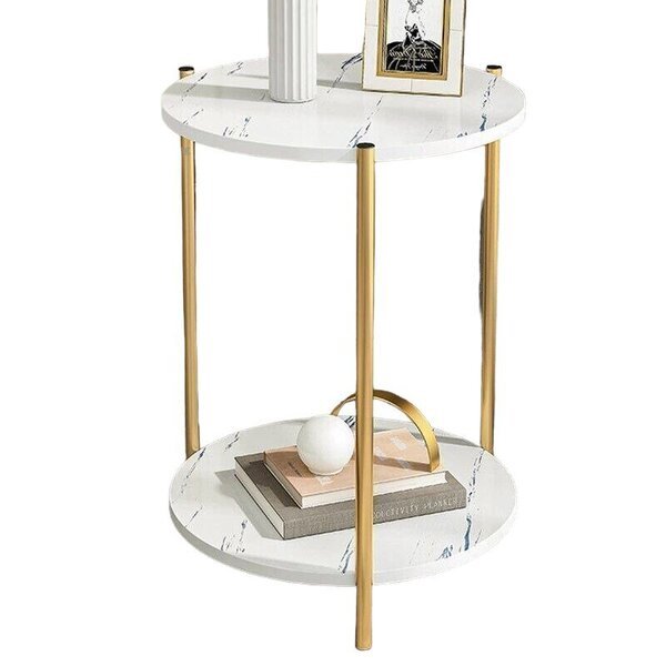 Apupöytä Cormac valkoinen