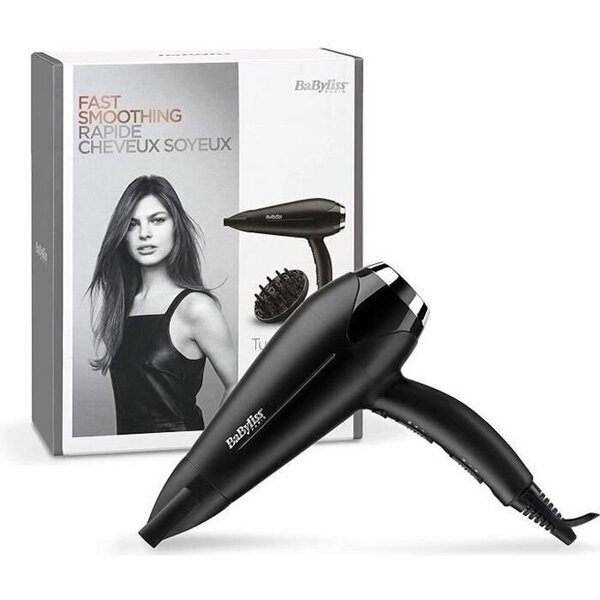 Hiustenkuivain - BaByliss - D572DE Turbo Smooth 2200 Ionitekniikalla ja Keraamilla