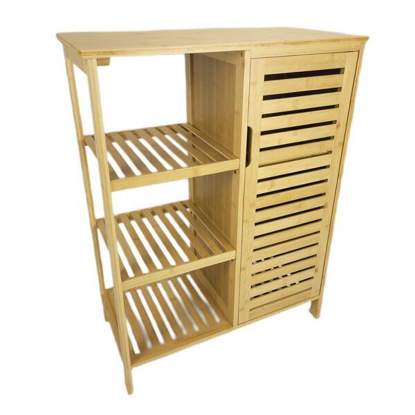 Bambu kylpyhuoneen kaappi laatikoilla, Begryf, 66x33x87, lipasto, kylpyhuoneeseen, olohuoneeseen, 66x33x87