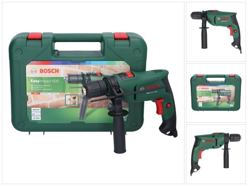 Bosch EasyImpact 600 iskuporakone 600 wattia 15 Nm + kotelo (0603133020)