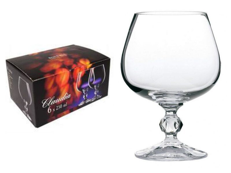 Brändilasit Claudia 250ml, 6 kpl