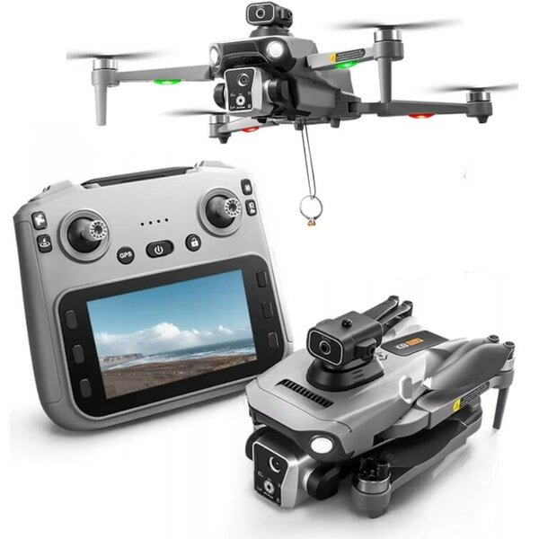 Droon K19 MAX suurella LCD-näytöllä 8K ja esineiden pudotustoiminnolla