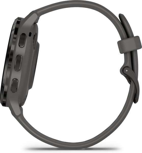 Älykello Garmin Venu® 3S Slate Stainless Steel Bezel with Pebble Gray Case and Silicone Band