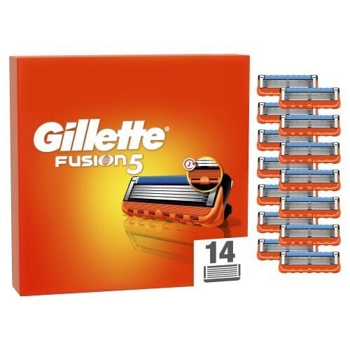 Gillette Fusion 5 -parranajopäät, 14 kpl.