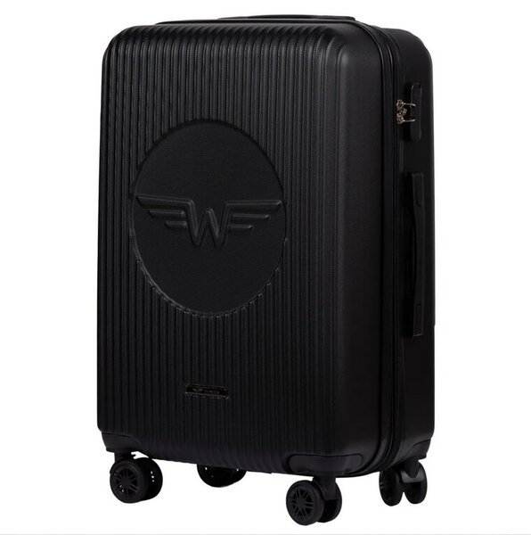 Iso matkalaukku Wings SWL03, L, musta