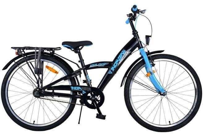 Kaupunkipyörä Volare Thombike, 24 tuumaa, 3 vaihdetta, musta - sininen