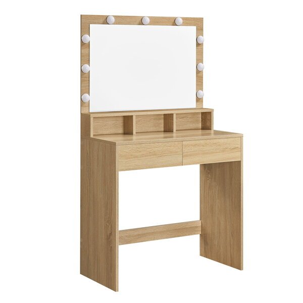 Kosmeettinen pöytä Leobert, ruskea