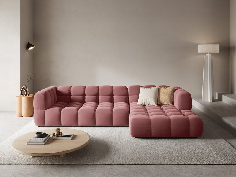 Kulmasohva Cosmopolitan Design Sky 4, vaaleanpunainen, Oikea vaihtoehto