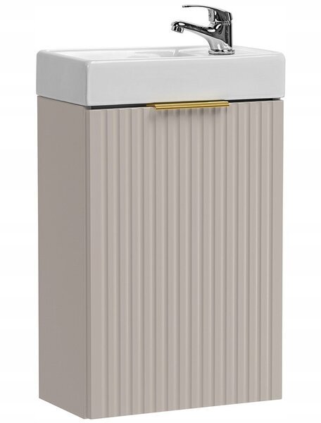 Kylpyhuonekaappi pesualtaalla, saranoitu, kashmir ADEL 40 x 65 x 22 cm