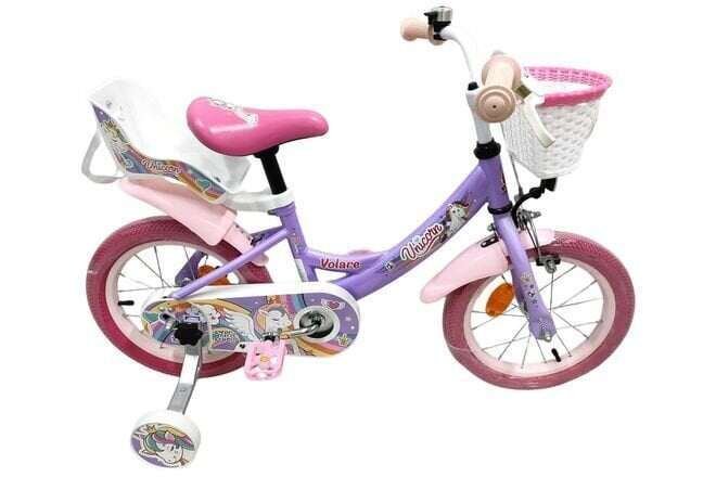 Lastenpyörä Volare Unicorn 14", violetti, Paars