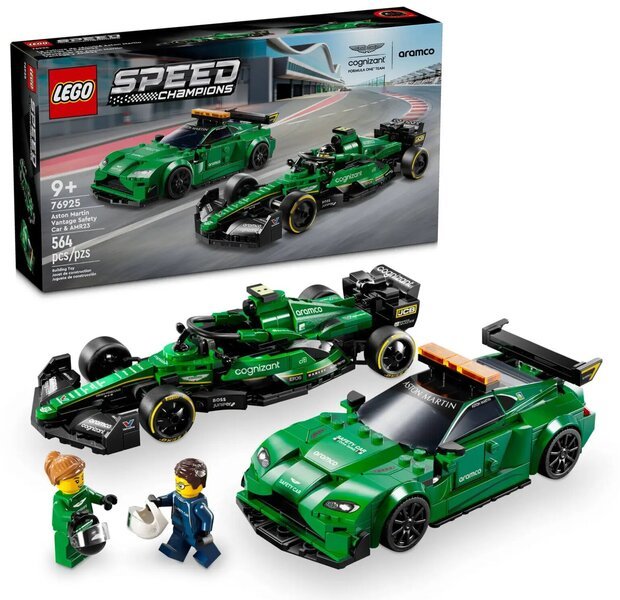 LEGO Speed Champions - Aston Martin Safety Car&AMR23 - 2 Autoa - 2 Figuuria
