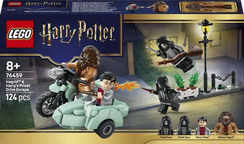 LEGO Harry Potter 76459 Hagrid ja Harry pakenevat Privet Drive - Leikkimoottori alkaen 8-vuotiaille