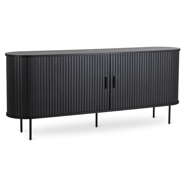 Lipasto Mebel Elite TRISH 180 cm Musta