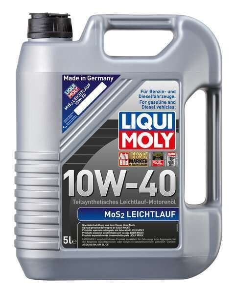 Liqui Moly puolisynteettinen moottoriöljy MoS2 SAE 10 W40:llä, 5L, 2184