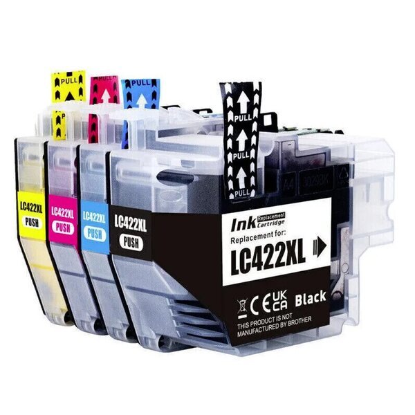 Multipakkaus mustepatruuna Brother LC422XL (BK/C/M/Y)