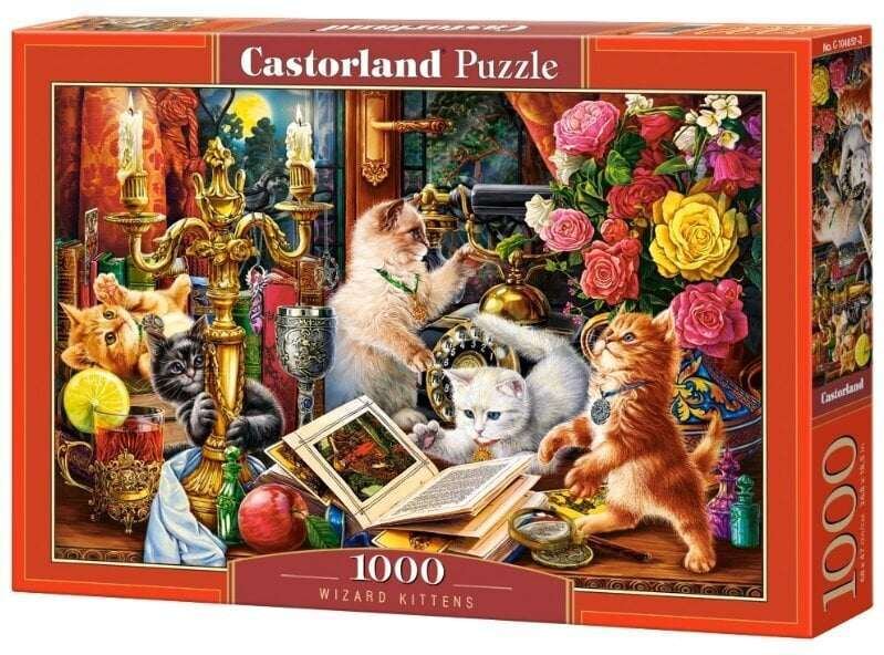 Palapeli Castorland, 1000 palaa, Wizard Kittens