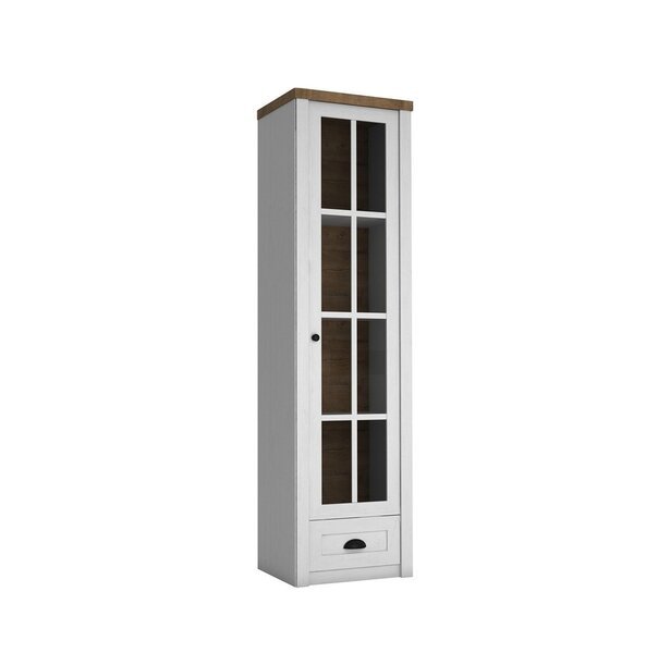 Prowansja vitriinikaappi, 1-ovinen