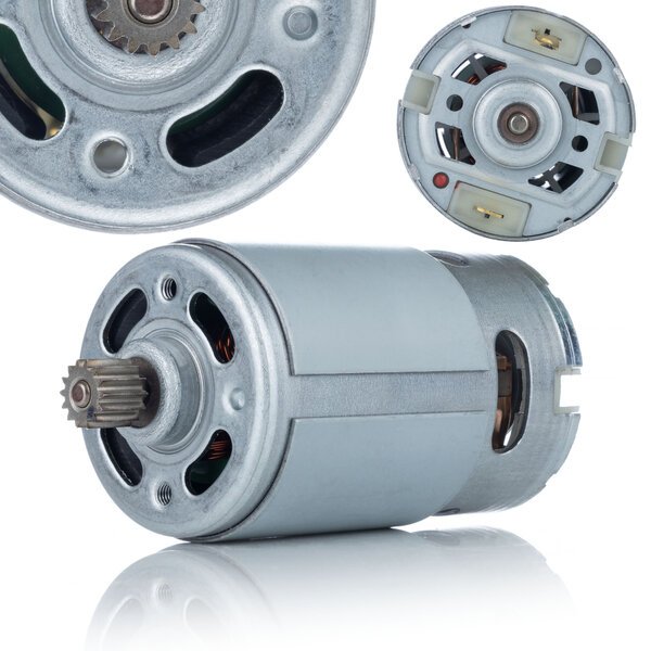 Moottori Rosfix RD21-A– Harjallinen, Nopeus 28000 rpm, Ruostumaton teräs ja kupari